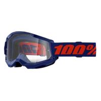 100% Очки Strata 2 Goggle Navy / Clear в Краснодаре