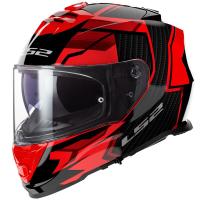 LS2 Мотошлем FF800 Storm II Tracker черно-красный в Краснодаре