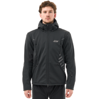 Dragonfly Мототолстовка DF Urban Man 2025 Black с защитой в Краснодаре