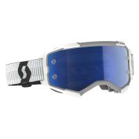 Scott Очки кроссовые Fury white blue chrome works в Краснодаре