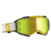 Scott Очки кроссовые Fury yellow/blue yellow chrome works в Краснодаре