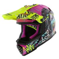 LS2 Шлем MX437 Fast II Mini Gorilla Purple-06 в Краснодаре