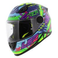 LS2 Мотошлем FF812 Kid Svent Blue Green в Краснодаре