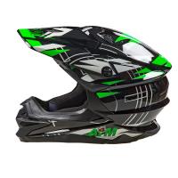 AiM Шлем кроссовый JK803S Green/Black в Краснодаре