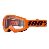 100% Очки Strata 2 V26 Goggle Neon Orange / Clear в Краснодаре