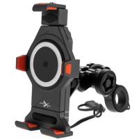 Extreme Style Мото держатель с беспроводной зарядкой anti-vibration R17W в Краснодаре
