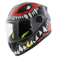 LS2 Мотошлем FF812 Kid Punk Grey Red в Краснодаре