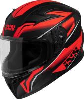 IXS Шлем 136 2.0 Kids Star 2 Черно-красно матовый в Краснодаре