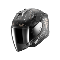 Shark Шлем Skwal I3 Jet Hellcat Mat Black/Chrome/Anthracite в Краснодаре
