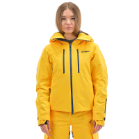 Dragonfly Куртка утепленная Gravity Premium Woman Yellow-Dark Ocean в Краснодаре