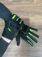 MotoLike перчатки текстильные Probiker черно-зеленые в Краснодаре