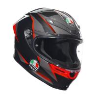 AGV Шлем K6 S 2206 Slashcut Black/Grey/Red в Краснодаре