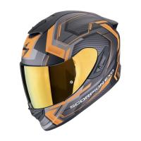 Scorpion Exo Мотошлем Exo-1400 Evo II Linart Черный Матовый/Оранжевый/Серый в Краснодаре