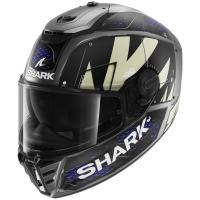 Shark Шлем Spartan RS Stingrey Mat Antracite/Antracite/Blue в Краснодаре