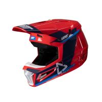 Leatt Шлем кроссовый детский Helmet Kit Moto 3.5 Jr V25 Royal в Краснодаре