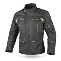 Dimox Мотокуртка текстиль Explorer Mens Touring Black/Yellow в Краснодаре