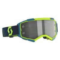 Scott Очки кроссовые Fury LS neon yellow/blue light sensitive grey works в Краснодаре