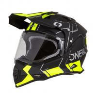Oneal Кроссовый шлем со стеклом Sierra Comb Черный/Желтый в #REGION_NAME_DECLINE_PP#