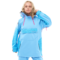 Dragonfly Куртка-анорак сноубордическая DF Uktus Woman Blue - Pink в Краснодаре