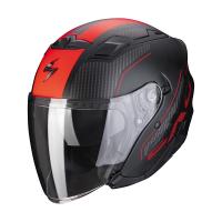 Scorpion Exo Мотошлем Exo-230 Condor Черный Матовый/Красный/Карбон в Краснодаре