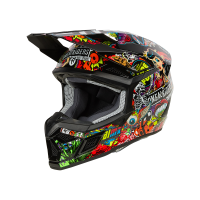 Oneal Шлем кроссовый детский 3Series Youth Crank V.24 красный/ зеленый в Краснодаре