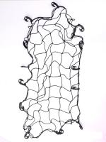 STARKS Сетка багажная NET KVADRO (80/80) Чёрный в Краснодаре