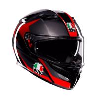AGV Шлем K3 Striga Black/Grey/Red в Краснодаре