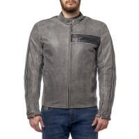 Moteq Куртка кожаная Defender grey в Краснодаре