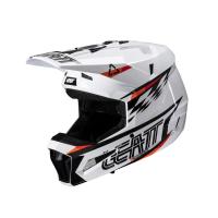 Leatt Шлем кроссовый детский Helmet Kit Moto 3.5 Jr V25 White в Краснодаре