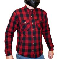 MCP Моторубашка Rebel Full kevlar черный-темно-красный в Краснодаре