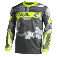 Oneal Джерси Element Camo V.22, детская, унисекс Серый/Желтый в Краснодаре