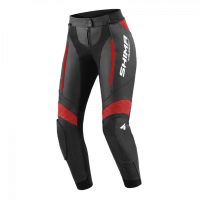 Shima Мотоштаны Кожаные женские Miura 2.0 Black/Red в Краснодаре