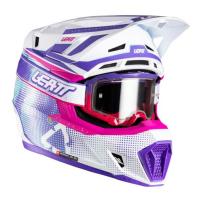 Leatt Шлем кроссовый  7.5 V26 Purple + очки Velocity 4.5 в Краснодаре