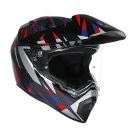 AGV Шлем AX9 E2206 V26 Steppa Carbon/Red/Blue в Краснодаре