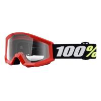 100% Очки детские Strata Mini Goggle Red/Clear Lens 2025 в Краснодаре
