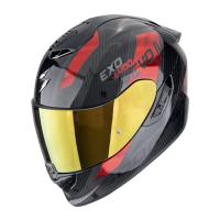 Scorpion Exo Мотошлем Exo-1400 Evo II Carbon Air Platted Карбон/Красный в Краснодаре
