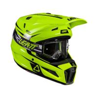 Leatt Шлем кроссовый детский 3.5 V26 Neon Yellow + очки Vizion 3.5 в Краснодаре