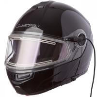 LS2 Мотошлем снегоходный FF325 Strobe Electric Snow Solid Черный в Краснодаре