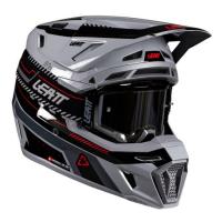 Leatt Шлем кроссовый 8.5 Grey V26 + очки Velocity 5.5 в Краснодаре