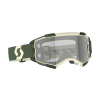 Scott Очки кроссовые Fury LS kaki green/light sensitive grey works в Краснодаре