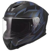 LS2 Мотошлем FF820 Rapid III Xtrem Black Blu Petrol в Краснодаре