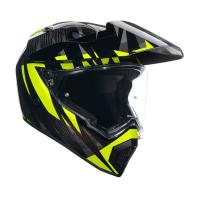 AGV Шлем AX9 E2206 V26 Steppa Carbon/Grey/Yellow Fluo в Краснодаре