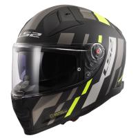 LS2 Мотошлем FF811 Vector II Tron матовый черно-желтый в Краснодаре