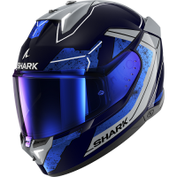 Shark Шлем Skwal i3 Rhad Blue/Chrome/Silver в Краснодаре