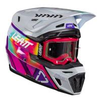 Leatt Шлем кроссовый 8.5 Pinata Teal V26 + очки Velocity 5.5 в Краснодаре