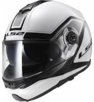 LS2 Мотошлем снегоходный FF325 Strobe Electric Snow Civik Черный/Белый в Краснодаре