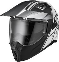 IXS Шлем IXS 208 2.0 Черно-Белый Матовый в Краснодаре