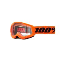 100% Очки подростковые Strata 2 Junior Neon Orange / Clear в Краснодаре