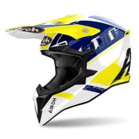 Airoh Мотошлем Wraaap Feel Yellow/Blue Gloss в Краснодаре