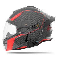 509 Шлем Delta V Carbon Commander с подогревом Racing Red в Краснодаре